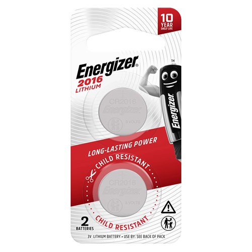 BATTERY ENERGIZER CR2016 CALCULATORGAME PK2
